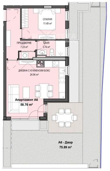 Verkauf - Wohnung in Krastowa wada,  Sovia