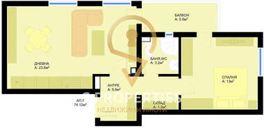 Verkauf - Wohnung in Grand Mol,  Warna