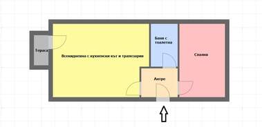 Vânzare - Apartament în Iabălkite,  Pazardjik