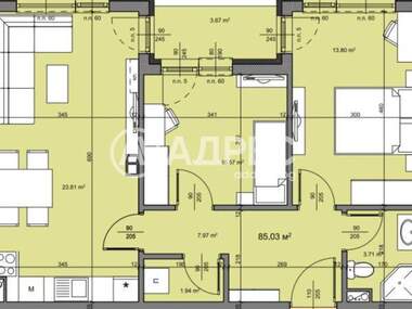 For sale - Apartment in Dolno Ezerovo,  Burgas