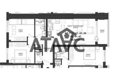 Satış - Apartman olarak Gagarin,  Plovdiv