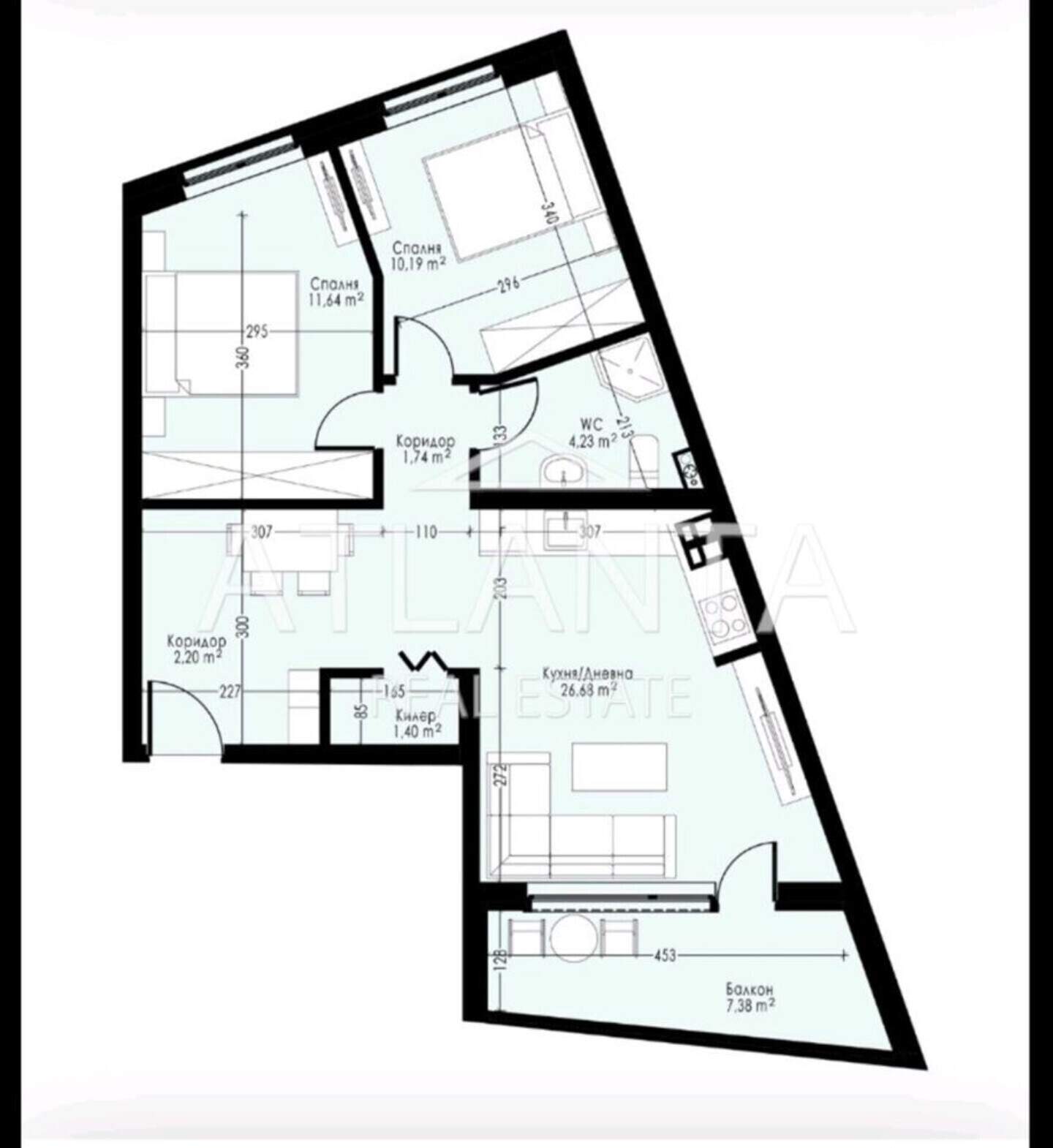 Üç odalı Apartman olarak Vazrajdane 1, Varna – fotoğraf 2