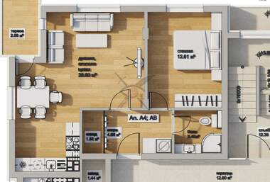 For sale - Apartment in Proslav,  Plovdiv
