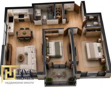 Satış - Apartman olarak Horizont,  Burgas
