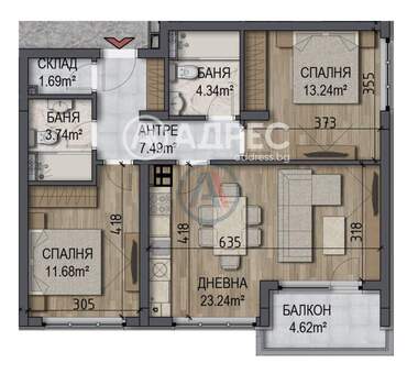 Продажба - Апартамент в Овча Купел,  София