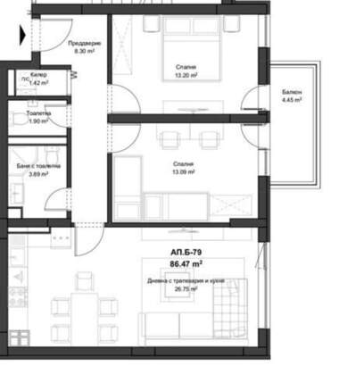 Verkauf - Wohnung in Kütschuk Parij,  Plowdiw