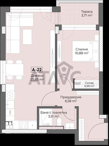 Satış - Apartman olarak Belomorski,  Plovdiv