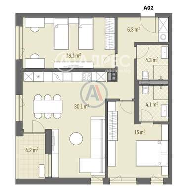 For sale - Apartment in Hadji Dimitar,  Sofia