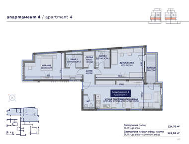 For sale - Apartment in Iztok,  Sofia