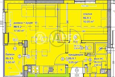 Vânzare - Apartament în Kaîsieva gradina,  Varna