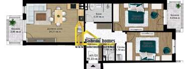 Satış - Apartman olarak Ostromila,  Plovdiv