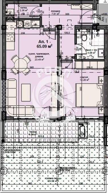 For sale - Apartment in Karshiaka,  Plovdiv