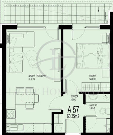Satış - Apartman olarak Hristo Smirnenski,  Plovdiv