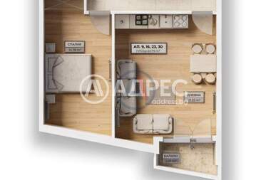 Vânzare - Apartament în Ovcea Kupel 2,  Sofia