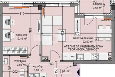 Продажба - Апартамент в Сухата река,  София