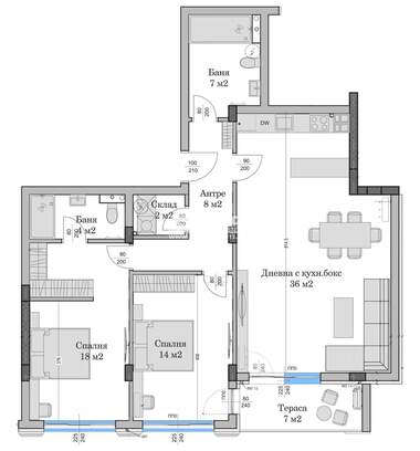 Vânzare - Apartament în Hristo Smirnenski,  Plovdiv