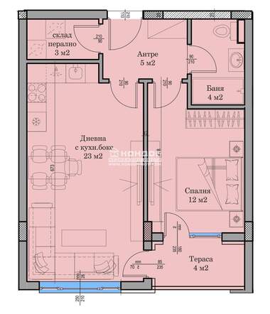 For sale - Apartment in Hristo Smirnenski,  Plovdiv