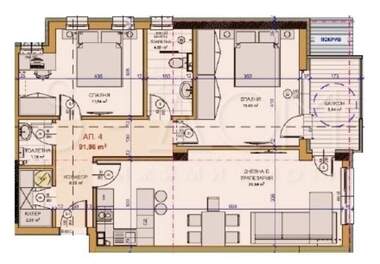 Vânzare - Apartament în Jeleznik-țentăr,  Stara Zagora