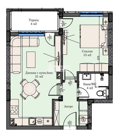 For sale - Apartment in Karshiaka,  Plovdiv