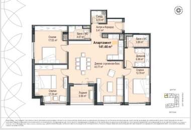 Vânzare - Apartament în Krăstova vada,  Sofia