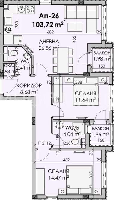 For sale - Apartment in Madika,  Burgas