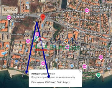 Πώληση - Διαμέρισμα σε Свети Влас,  Бургас
