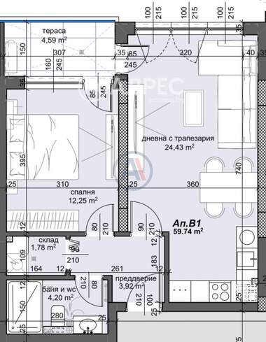 Vânzare - Apartament în Trakia,  Plovdiv