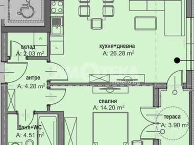 Satış - Apartman olarak Malinova Dolina,  Sofia