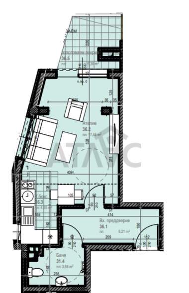 Satış - Apartman olarak Karşiaka,  Plovdiv