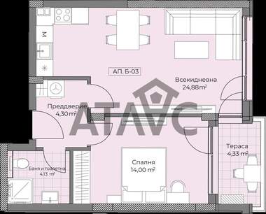 Satış - Apartman olarak Ostromila,  Plovdiv