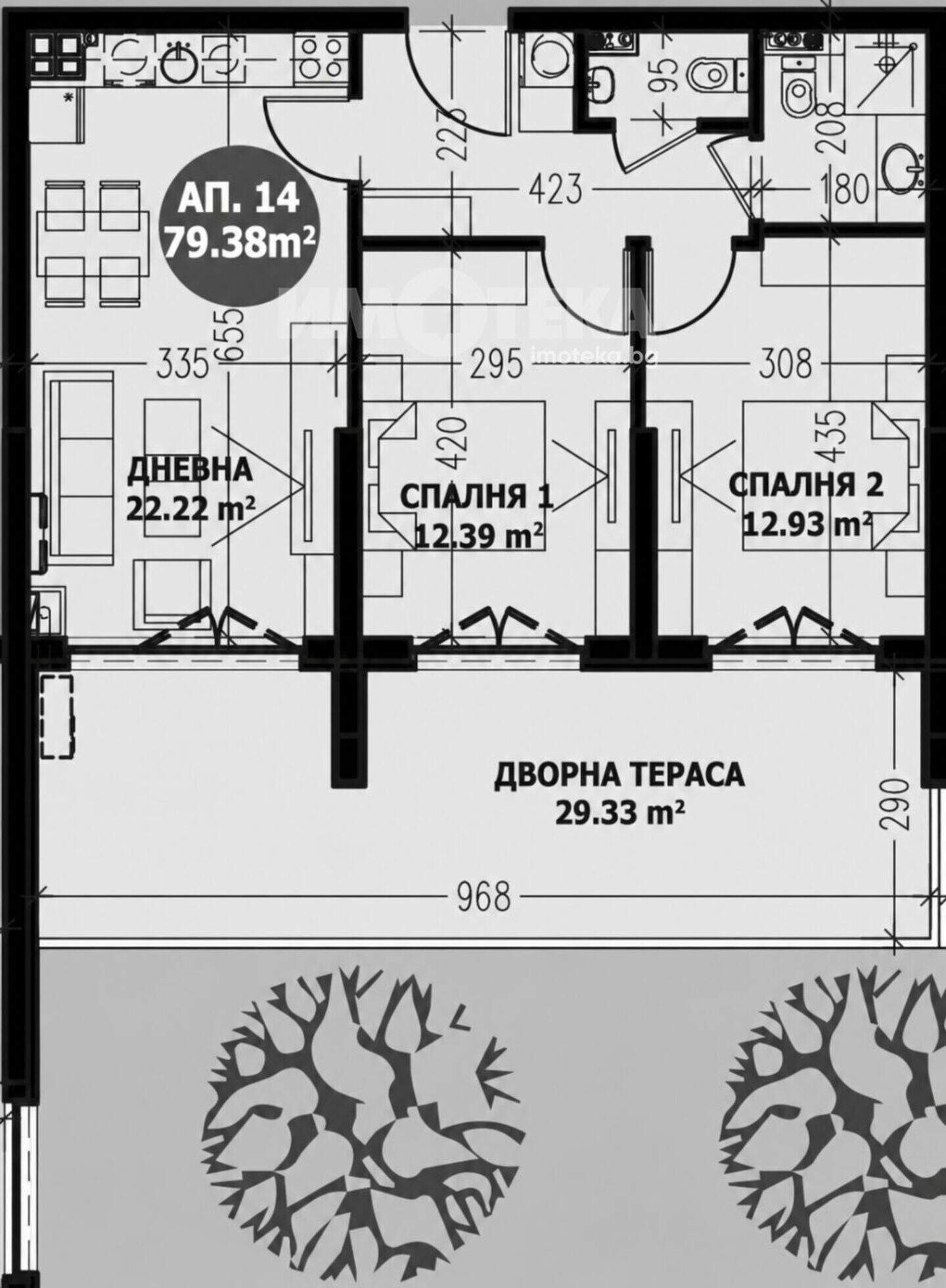 İki odalı Apartman olarak Vitoşa, Sofia – fotoğraf 3