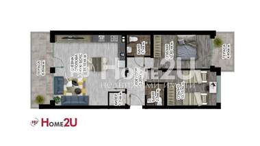 Satış - Apartman olarak Otdih i kultura,  Plovdiv