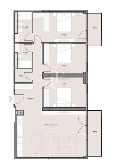 Vânzare - Apartament în Oboriștie,  Sofia