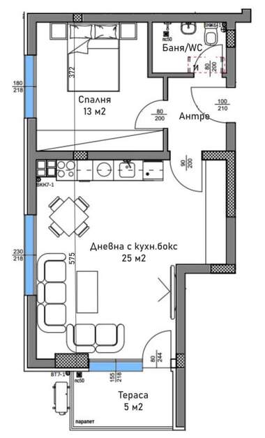 Vânzare - Apartament în Kiuceuk Parij,  Plovdiv