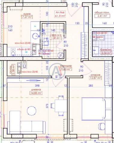 For sale - Apartment in Meden Rudnik,  Burgas