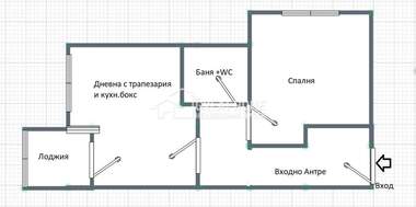 Verkauf - Wohnung in Kooperatiwen  pazar,  Targowishte