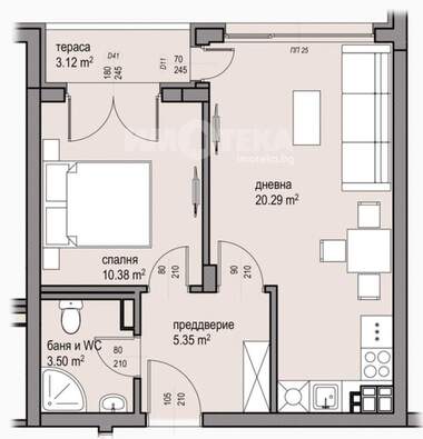 Satış - Apartman olarak Malinova Dolina,  Sofia