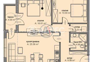 Satış - Apartman olarak Malinova Dolina,  Sofia