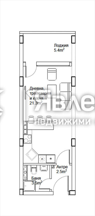 Продажба - Апартамент в Люлин-2,  София