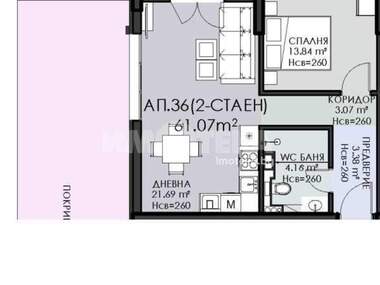 Verkauf - Wohnung in Owtscha Kupel,  Sovia