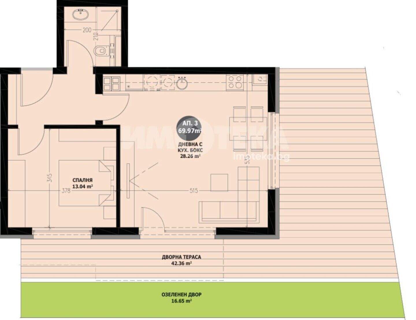 1 bedroom Apartment in Vitosha, Sofia – photo 2
