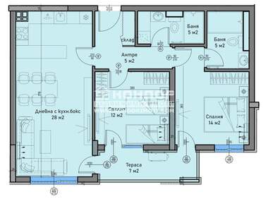 Vânzare - Apartament în Hristo Smirnenski,  Plovdiv
