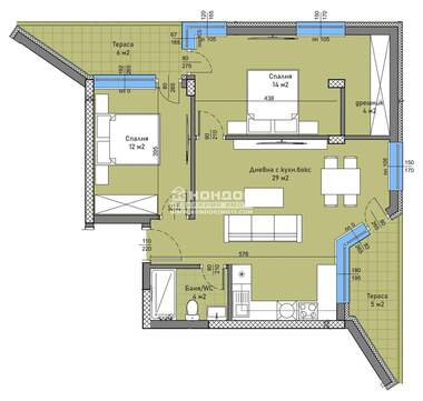 For sale - Apartment in Hristo Smirnenski,  Plovdiv