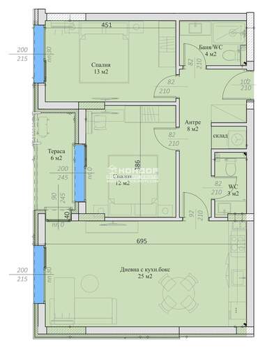 Vânzare - Apartament în Kamenița 2,  Plovdiv