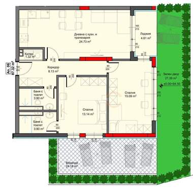 Verkauf - Wohnung in Asparuhowo,  Warna