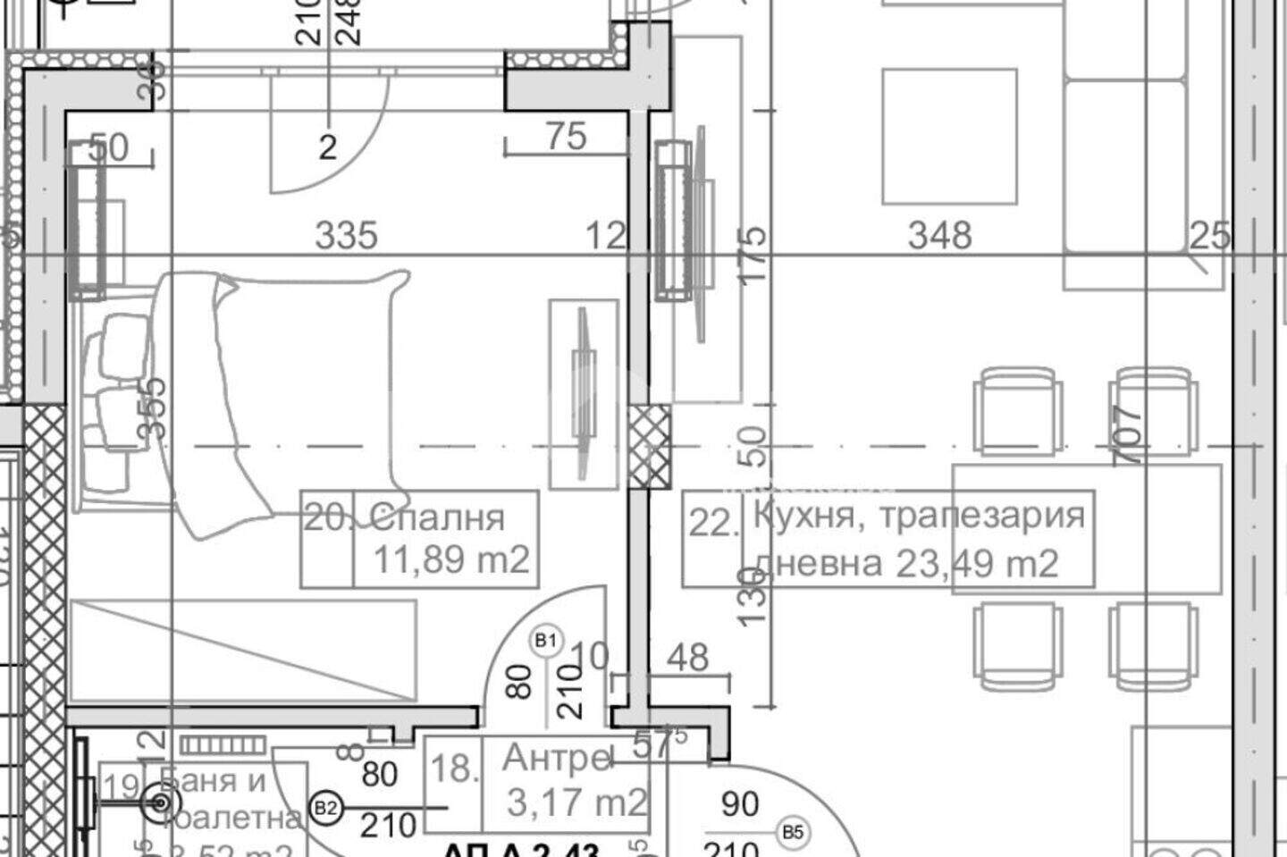 Δίδωμο Διαμέρισμα σε Μαναστιρσκι ριδ, Βαρνα – φωτογραφία 3