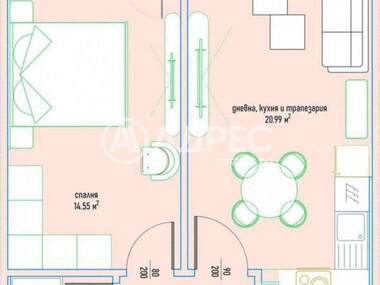 Vânzare - Apartament în Malinova Dolina,  Sofia