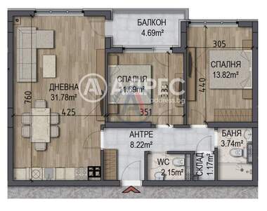 Vânzare - Apartament în Ovcea Kupel,  Sofia