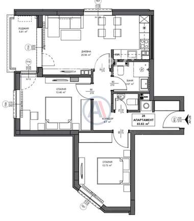 Satış - Apartman olarak Obelia 2,  Sofia