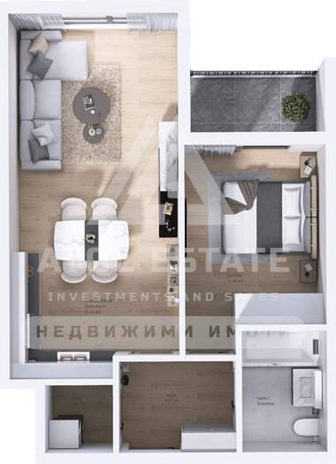 Vânzare - Apartament în Iujen,  Plovdiv